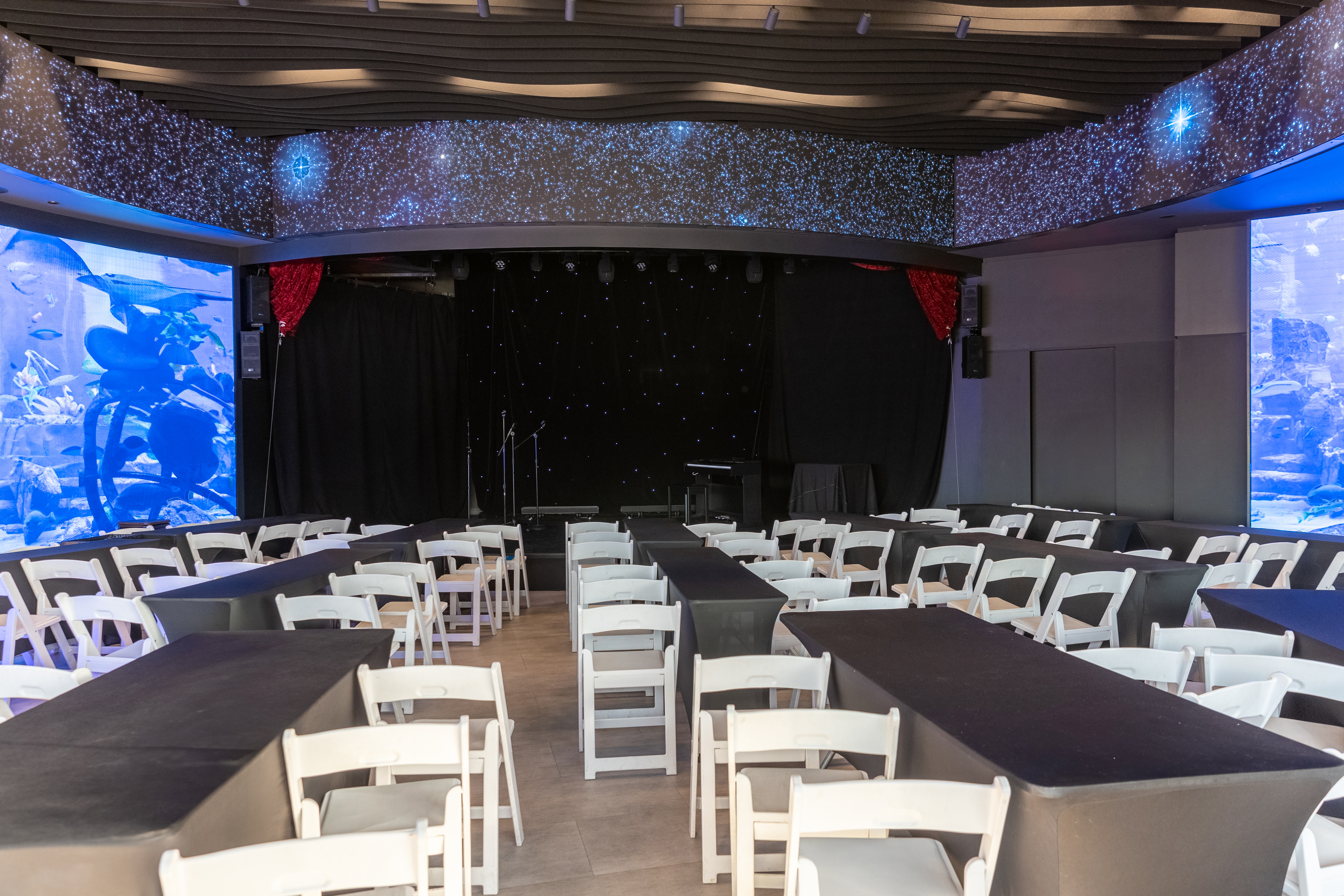 Epicenter Stage Wedding Reception Room