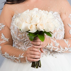 Twenty-Four Rose Hand Tied Bouquet