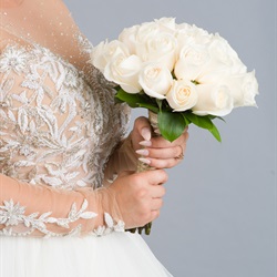 Twenty-Four Rose Hand Tied Bouquet