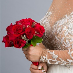 Twelve Rose Hand Tied Bouquet