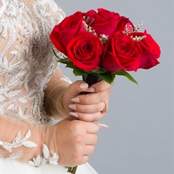 Seven Rose Hand Tied Bouquet