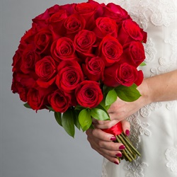 Thirty-Six Rose Hand Tied Bouquet