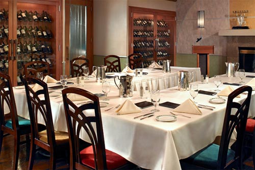 Steakhouse Wedding Reception Room