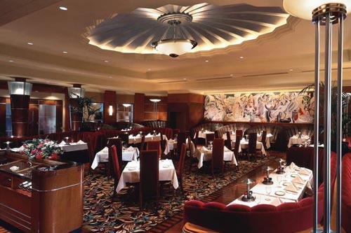 Vintage reception décor – Classic Steak & Seafood Dining, Las Vegas, NV