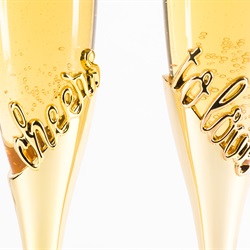 Cheers to Love Flutes 