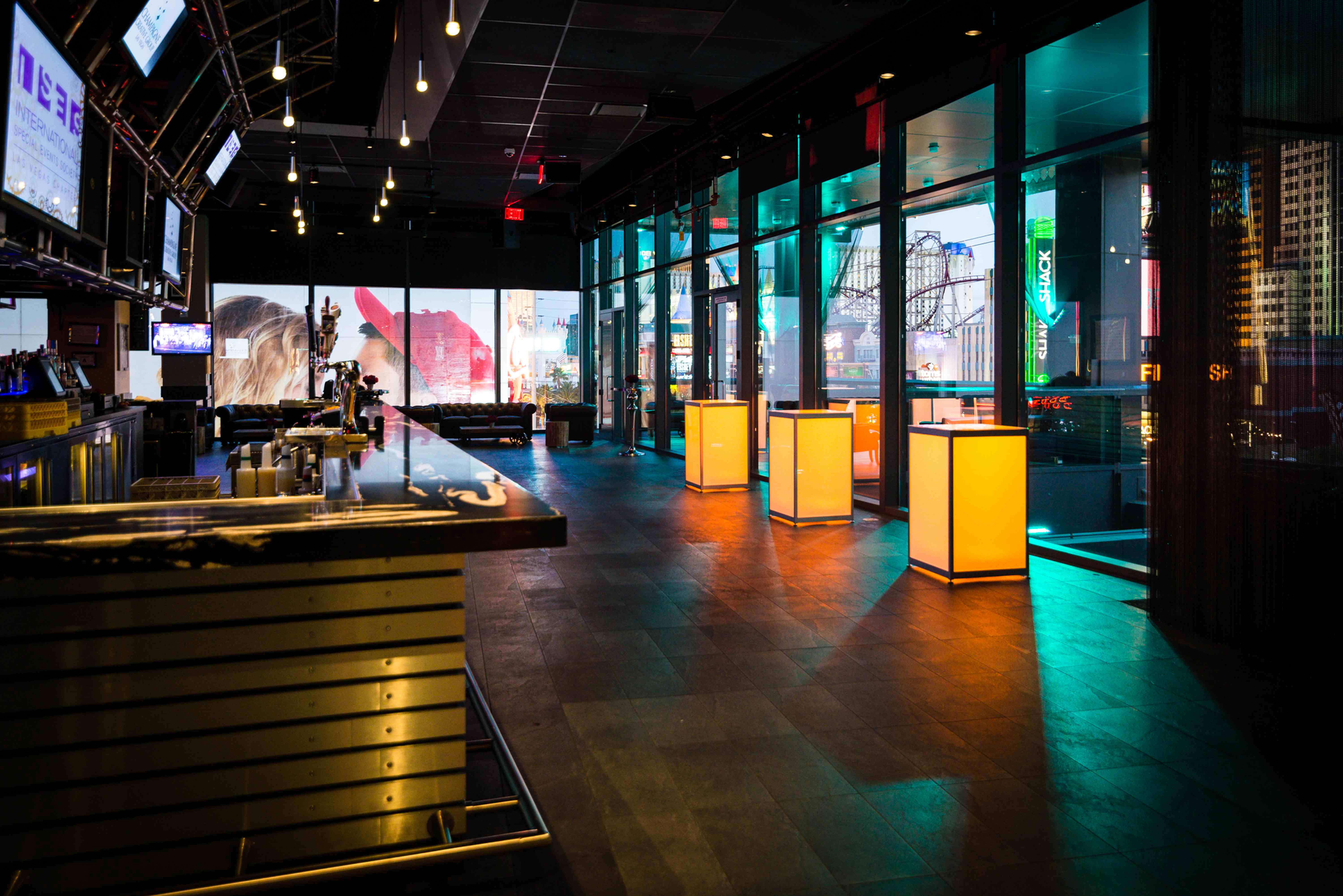 Steakhouse Wedding Reception Room