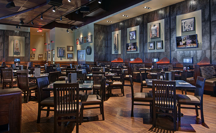 Steakhouse Wedding Reception Room